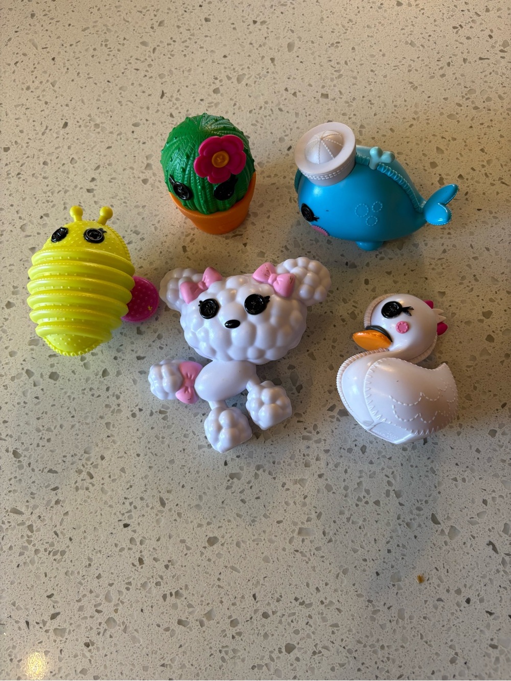 Lot Of Lalaloopsy 3” Pets Swan Dog Cactus Whale Bee Bug
